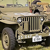 WW2 Jeep and Rifle